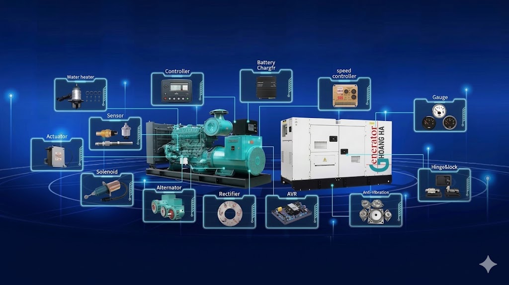 Phụ tùng vật tư máy phát điện Tại Việt Nam