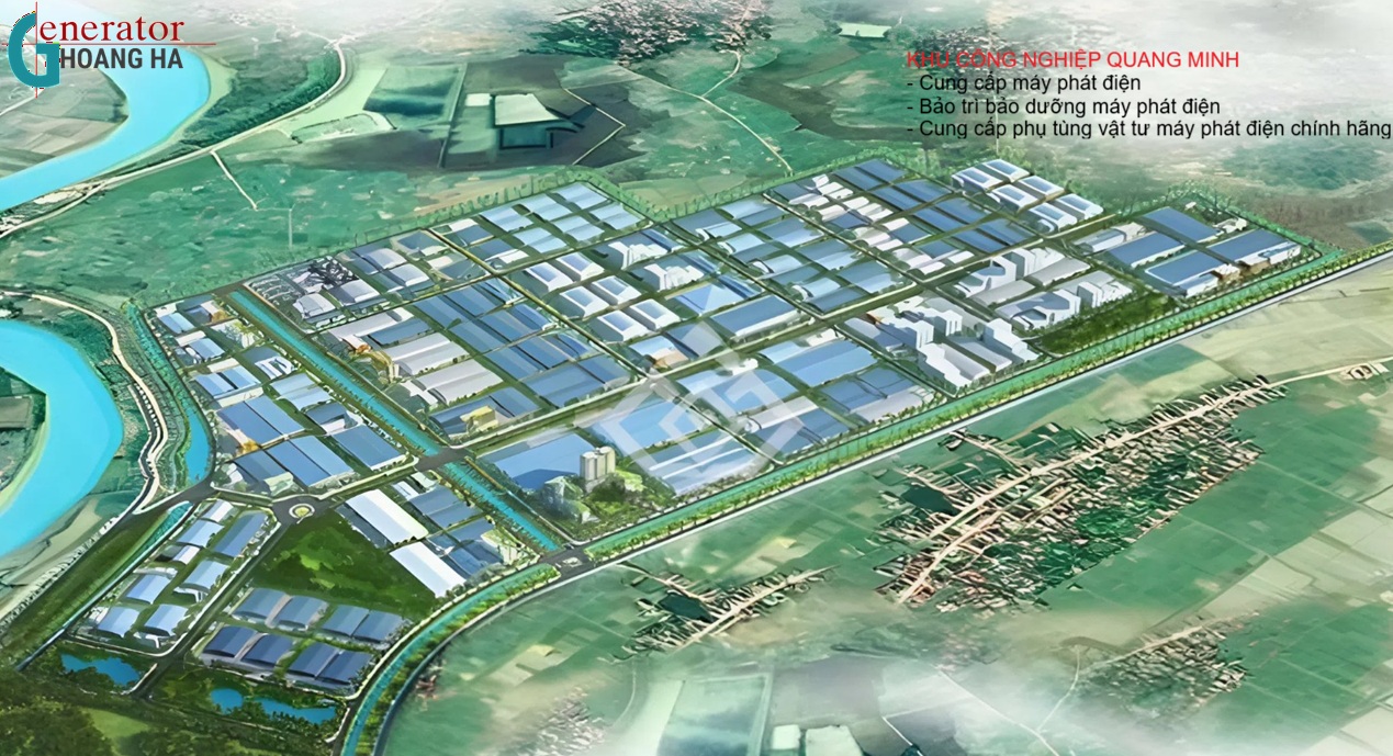 Bán máy phát điện tại KCN Quang Minh