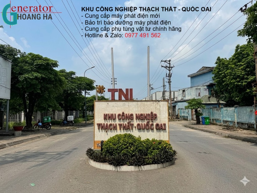 Bán máy phát điện tại KCN thạch thất - Quốc Oai