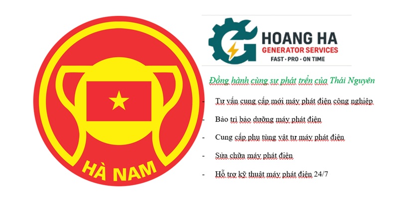 Máy phát điện tại KCN Hà Nam
