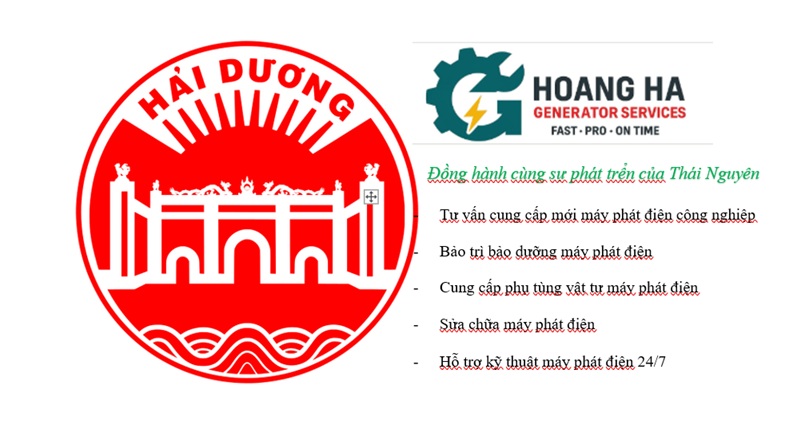 Máy phát điện tại KCN Hải Dương
