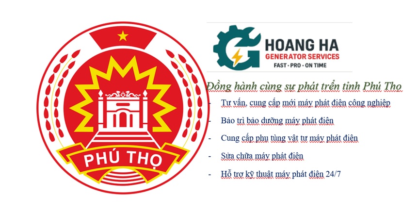 Máy phát điện tại KCN Phú Thọ